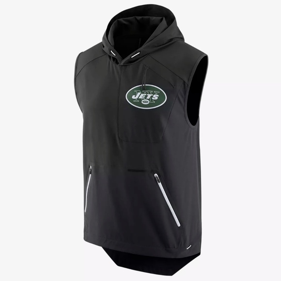 Nike Other - • Nike • Fly Rush NFL Jets Vest Hoodie